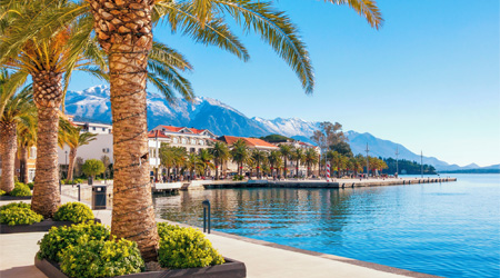 Afternoon activities in Montenegro.